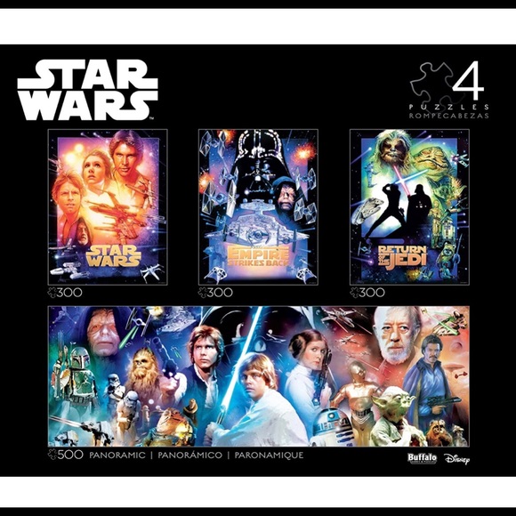 Star Wars - Collector's Edition 4-in-1 Jigsaw Puzzle Multipack - Picture 1 of 6